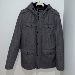 Men’s Guess winter wool coat jacket